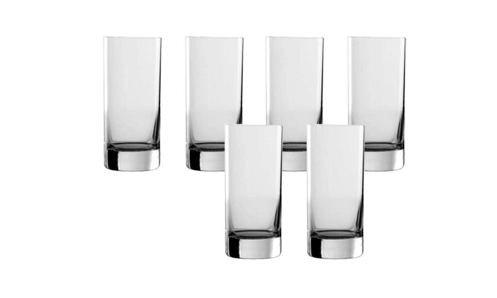 

Стаканы для воды Stölzle Lausitz из серии New York Bar I набор из 6 стаканов, которые можно мыть в посудомоечной машине I большие стаканы для сока I универсальные стаканы из бессвинцового хрусталя I высокого качества (243 мл)