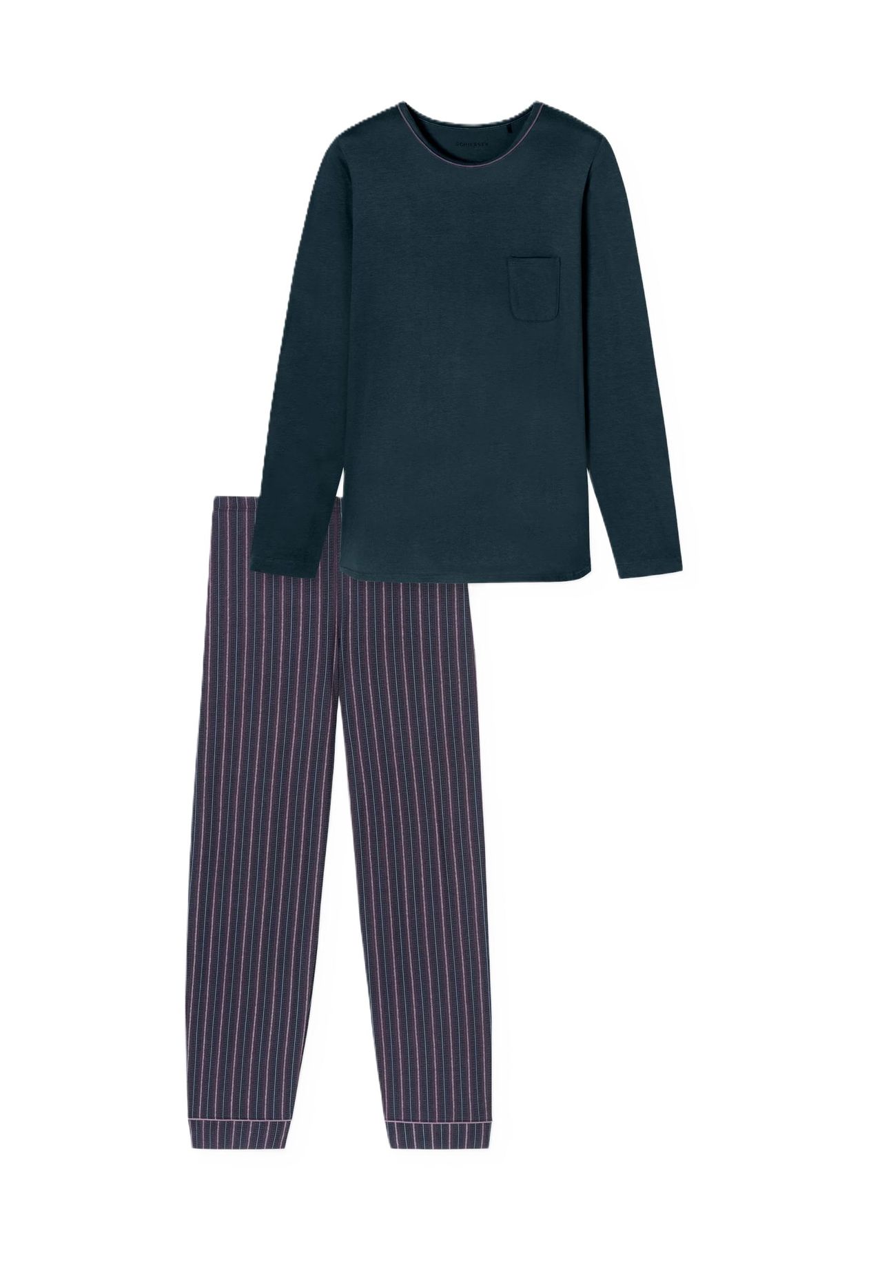 

Пижама Comfort Nightwear, качество одинарный трикотаж, для женщин SCHIESSER, цвет 916 Blau Lila
