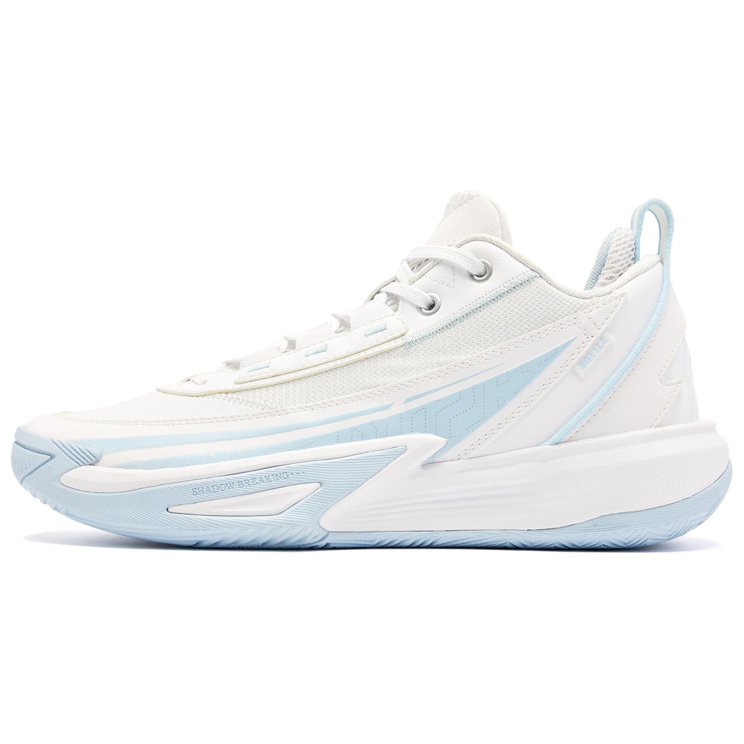 

QIAODAN Баскетбольные кроссовки Jordan White Daylight Blue с амортизацией и износостойкостью