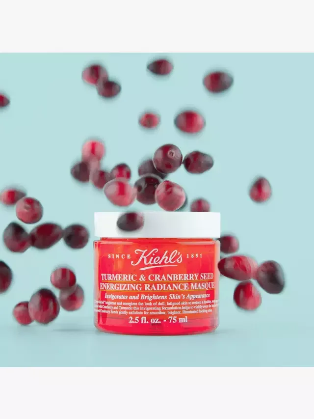Маска для лица Kiehl's — Энергетическая с куркумой и семенами клюквы, 100 мл — фото 4