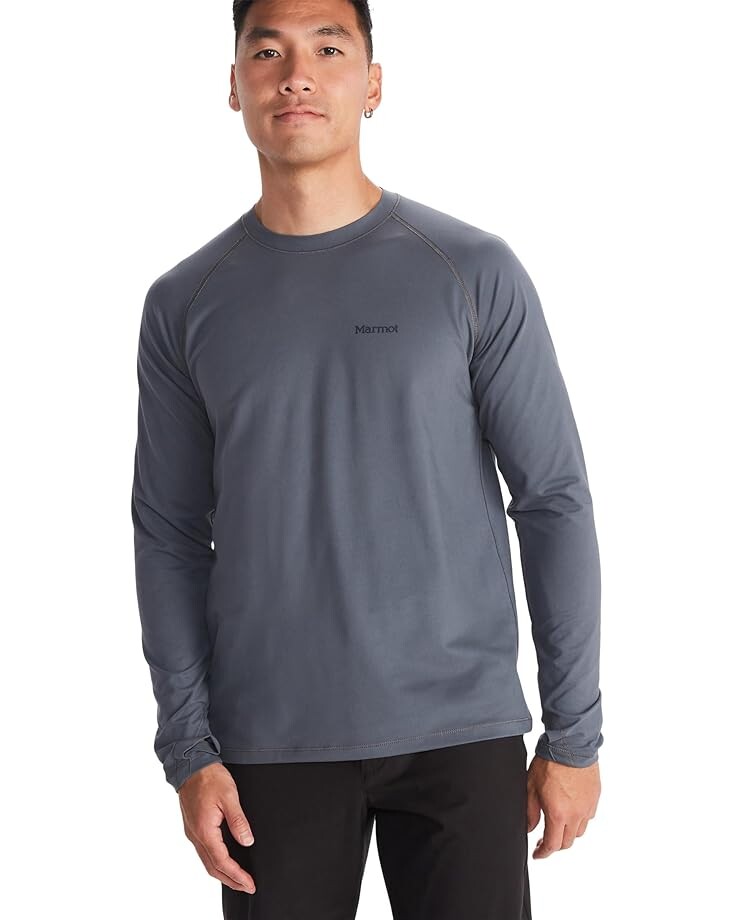 

Лонгслив Marmot Windridge, цвет Steel Onyx