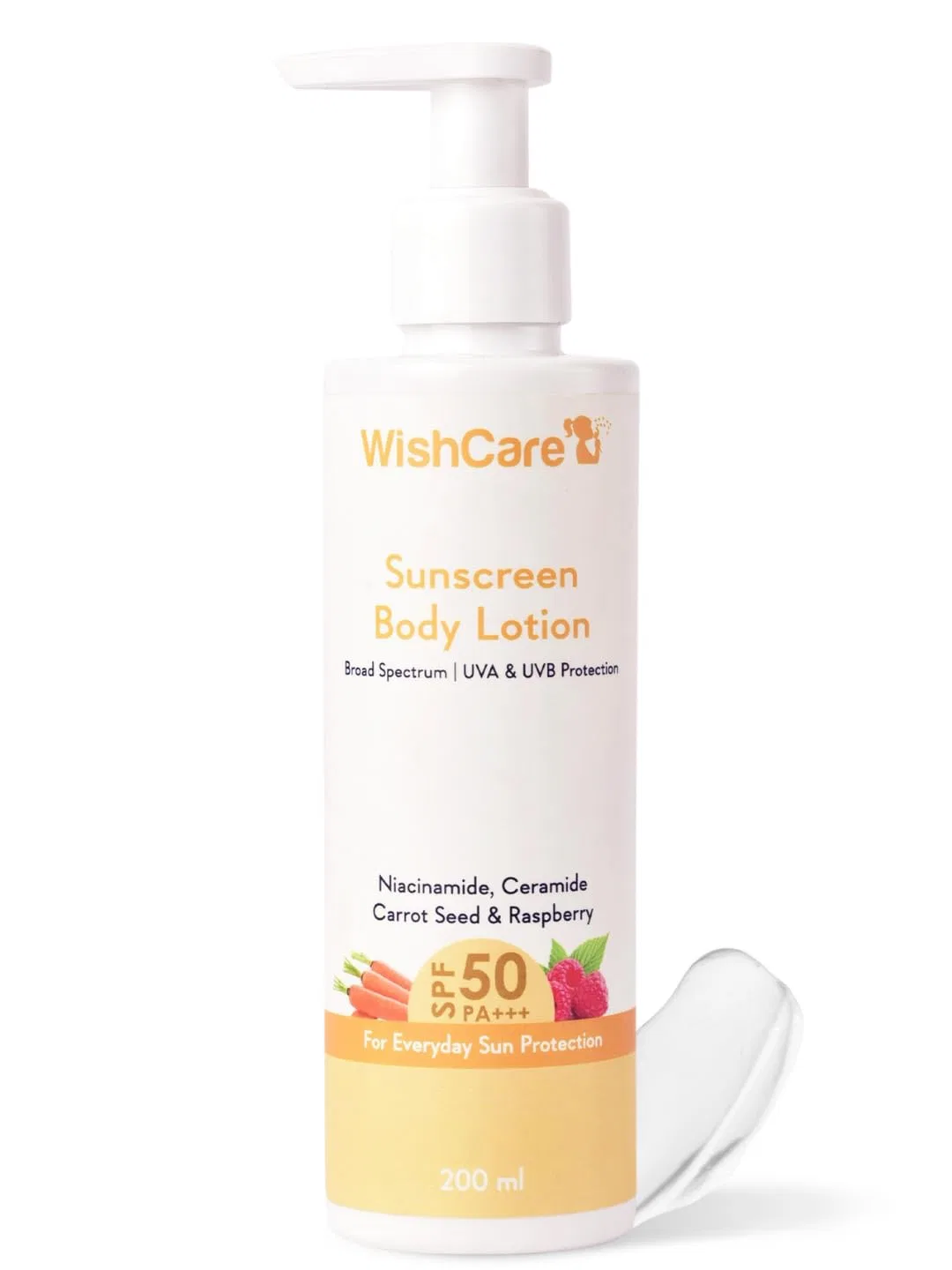 Солнцезащитный лосьон для тела WishCare SPF50 Wishcare