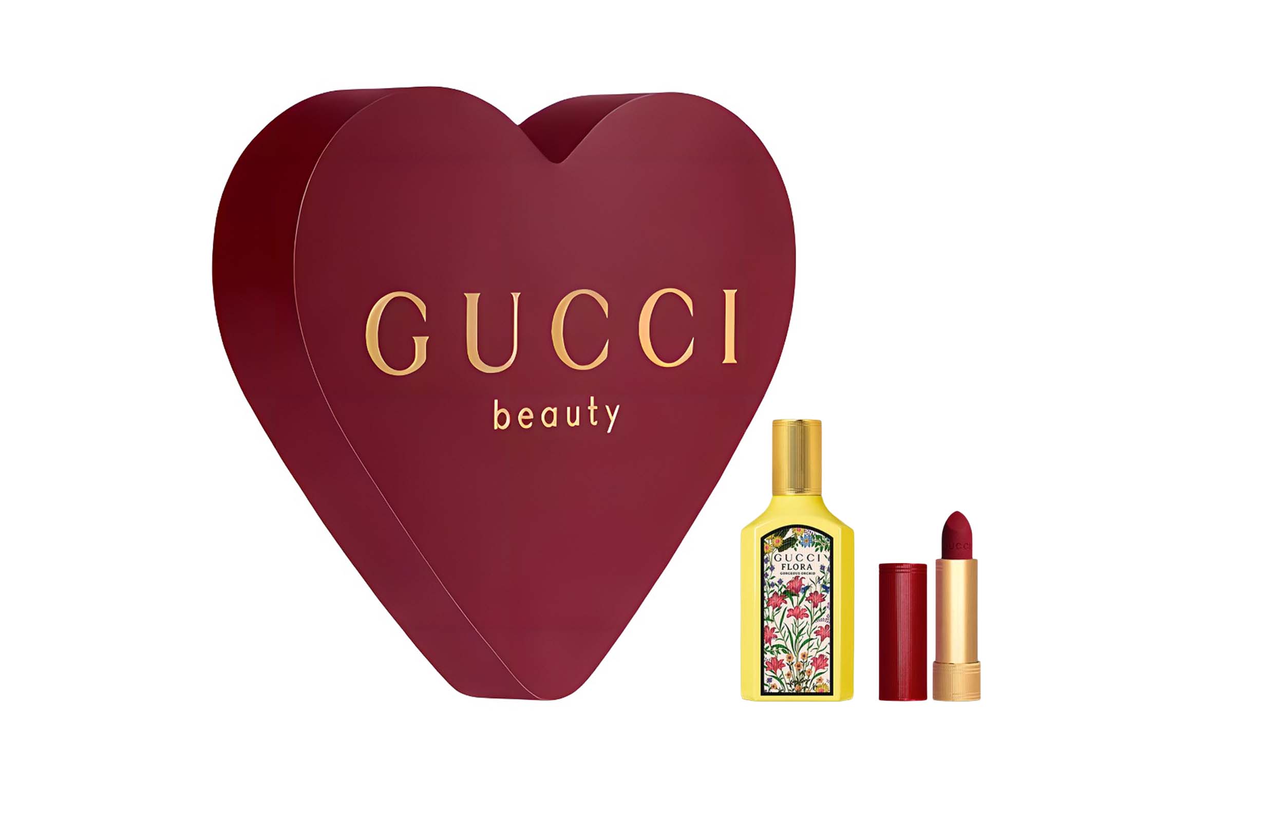 Набор подарков парфюмированная помада dreamy vanilla orchid jasmine orchid dreamy vanilla orchid 50ml+pleuche 3.5g GUCCI — фото 2