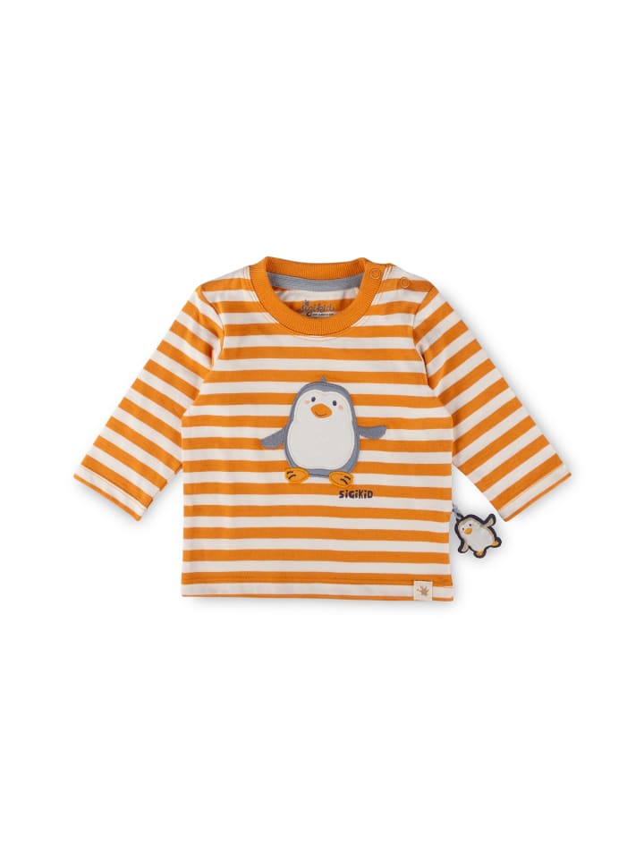 

Рубашка с длинными рукавами Polar Friends оранжевого цвета Sigikid