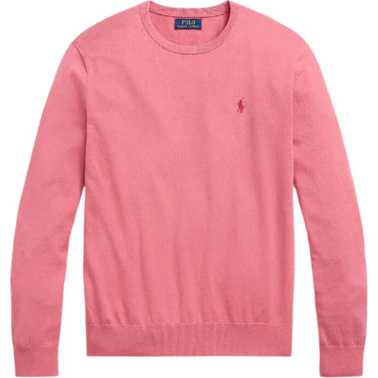 Трикотажный свитер мужской Polo Ralph Lauren, розовый
