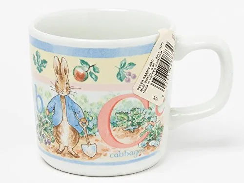 Детский набор посуды «Peter Rabbit ABC» из 2 предметов, синий, от Wedgwood — фото 3