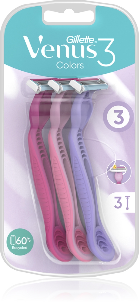 

Одноразовые бритвы Venus 3 plus Gillette, 3 шт