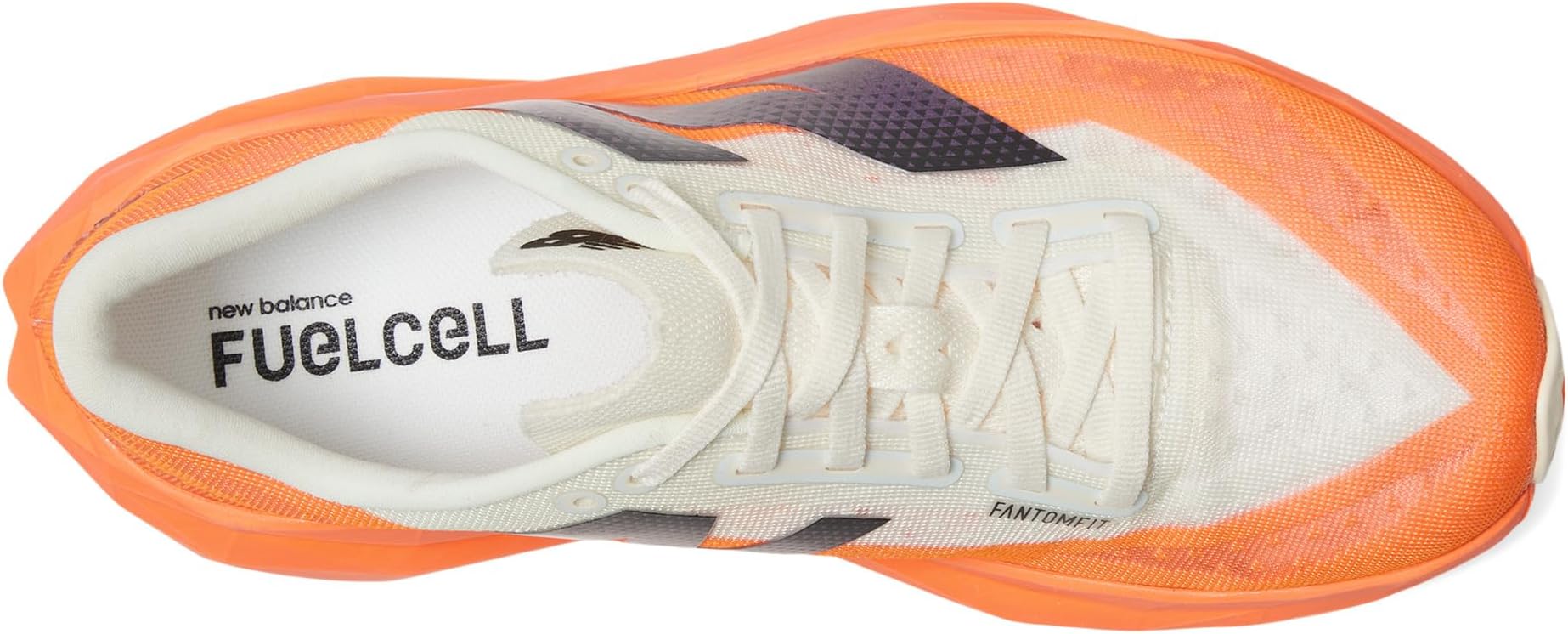 Кроссовки New Balance FuelCell Rebel v4, цвет Hot Mango/Angora/Black — фото 2