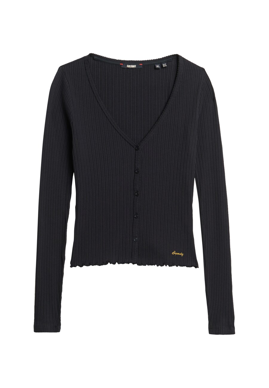 

Вязаный кардиган Superdry Essential, морской синий