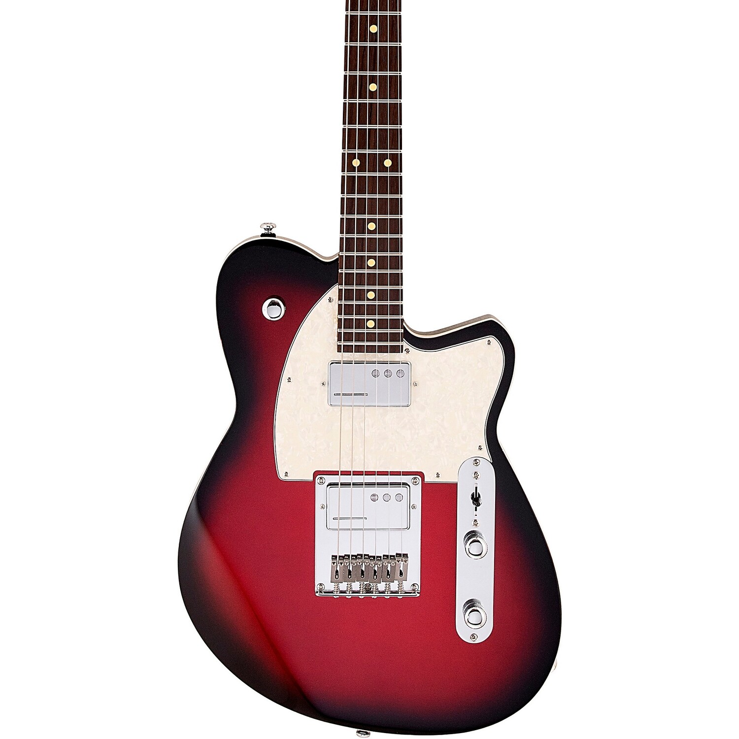 

Электрогитара с накладкой на гриф из палисандра Reverend Crosscut Red Burst