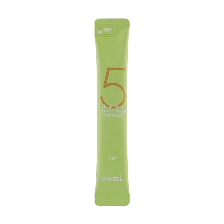 

MASIL - 5 Probiotics Apple Vinegar Shampoo - Шампунь без сульфатов с пробиотиками и яблочным уксусом - 8 мл