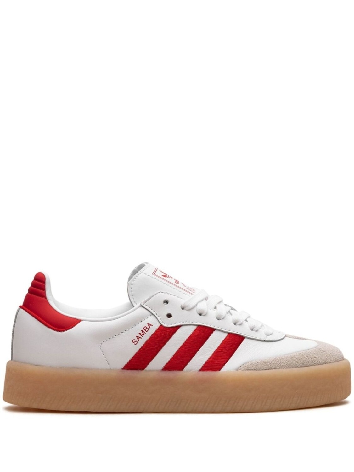 

adidas кроссовки Sambae White/Red, белый