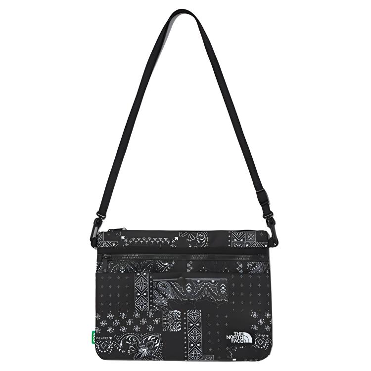 

Сумка-боди, одноручная сумка, уличная сумка из полиэстера черная разноцветная унисекс THE NORTH FACE