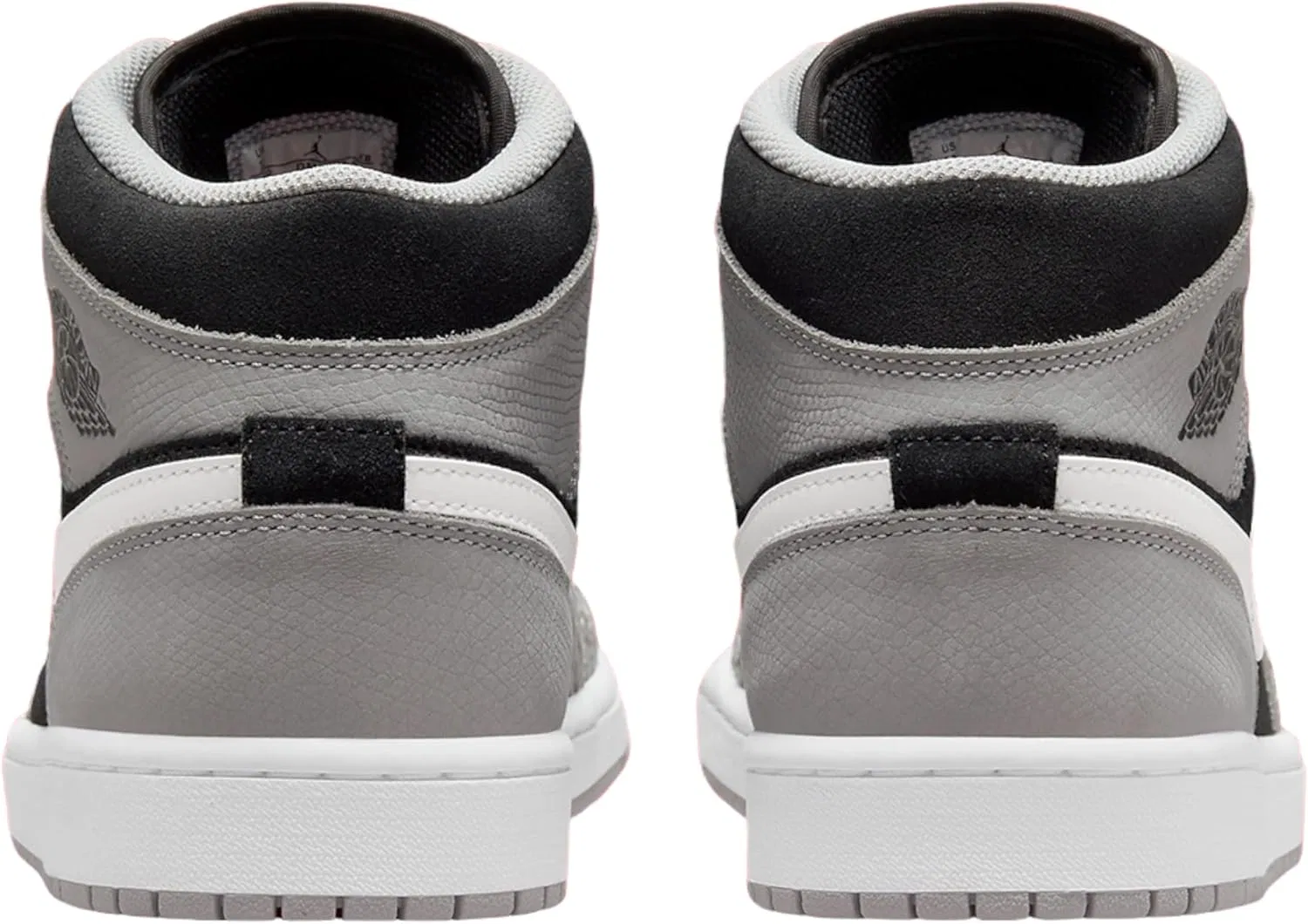 Кроссовки мужские Nike Air Jordan 1 Mid Se, цвет Black/University Red-White — фото 4