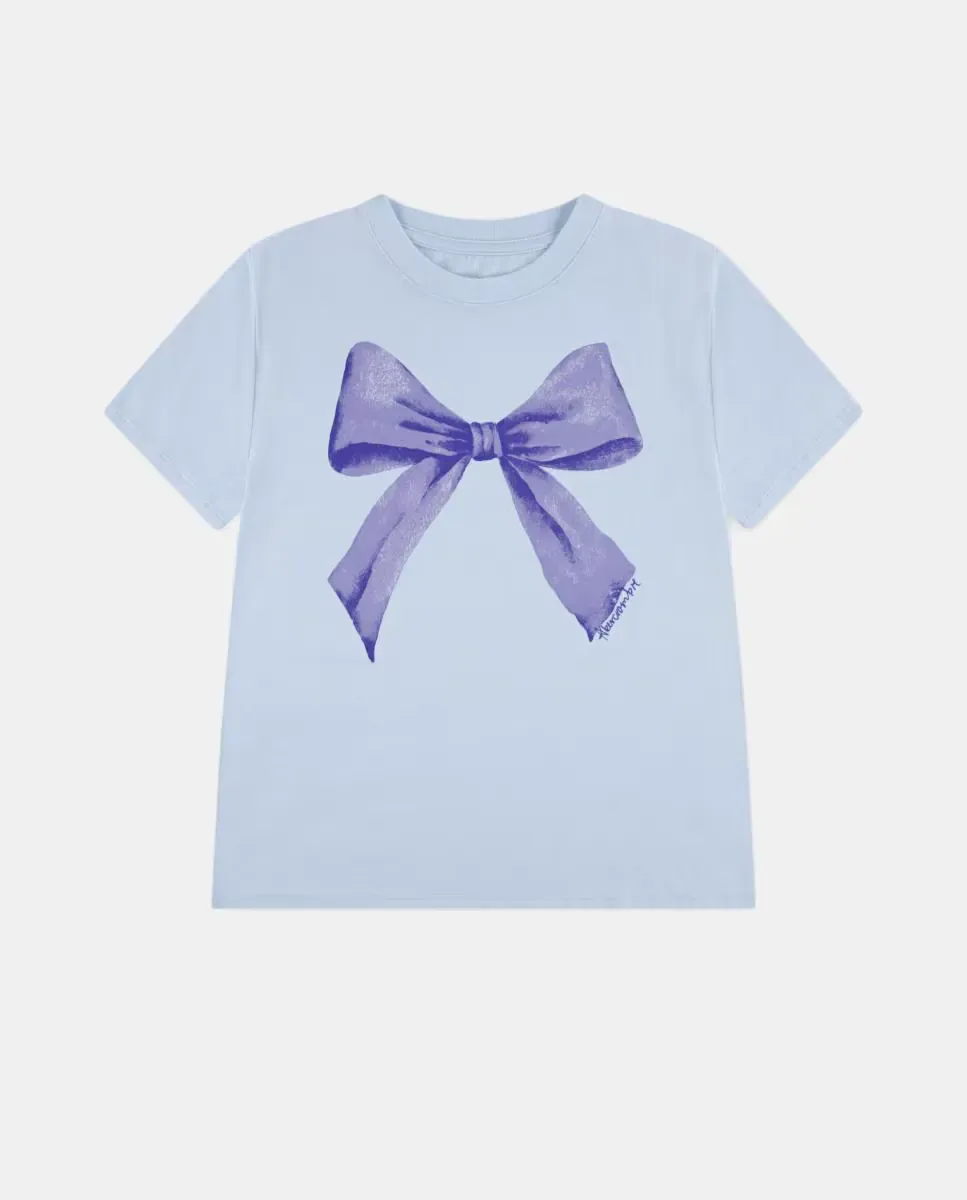 Футболка с огромным бантом от Abercrombie Kids, синий