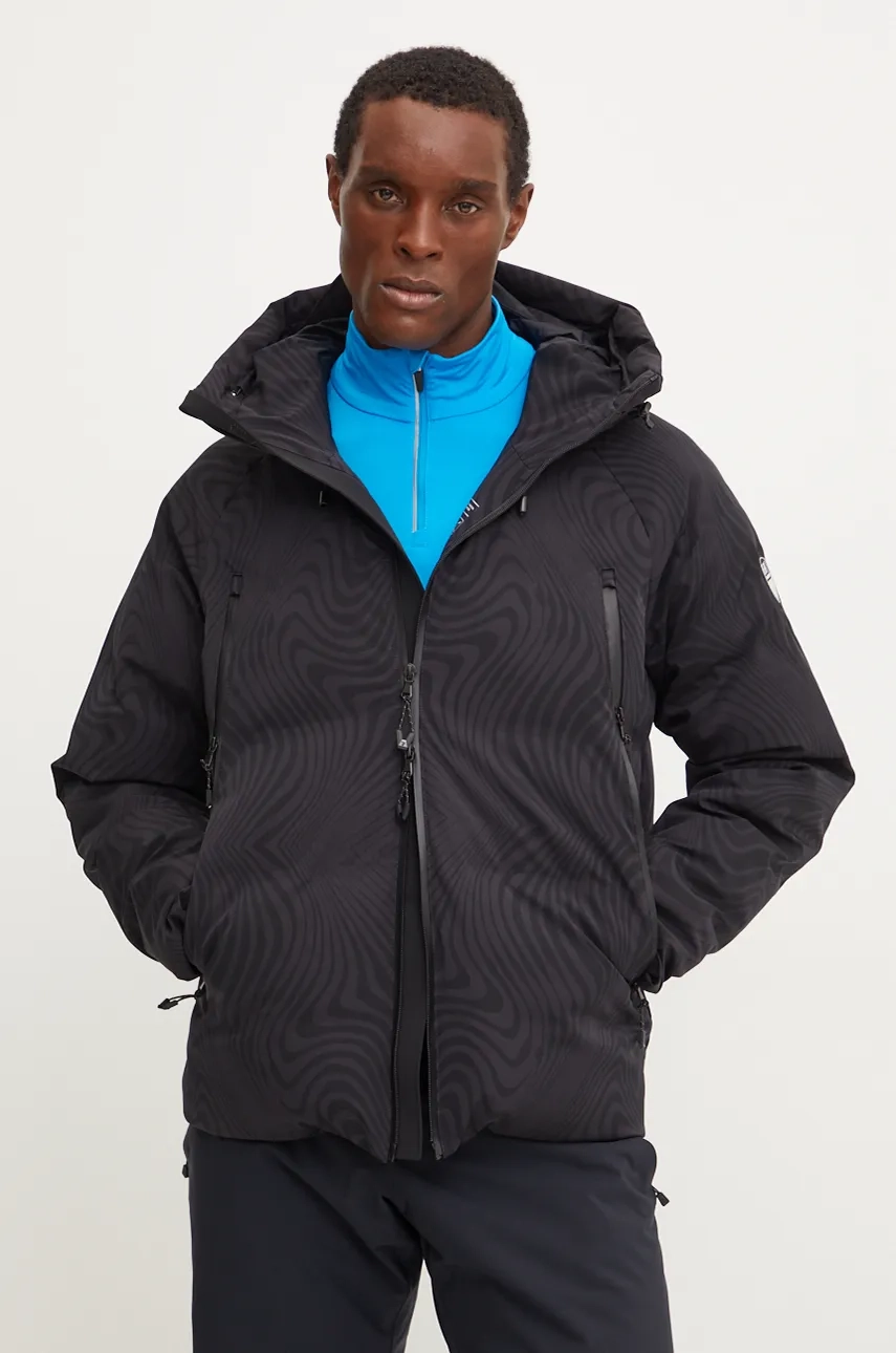 

Лыжная куртка Cortina Protectum Graphic EA7 Emporio Armani, черный