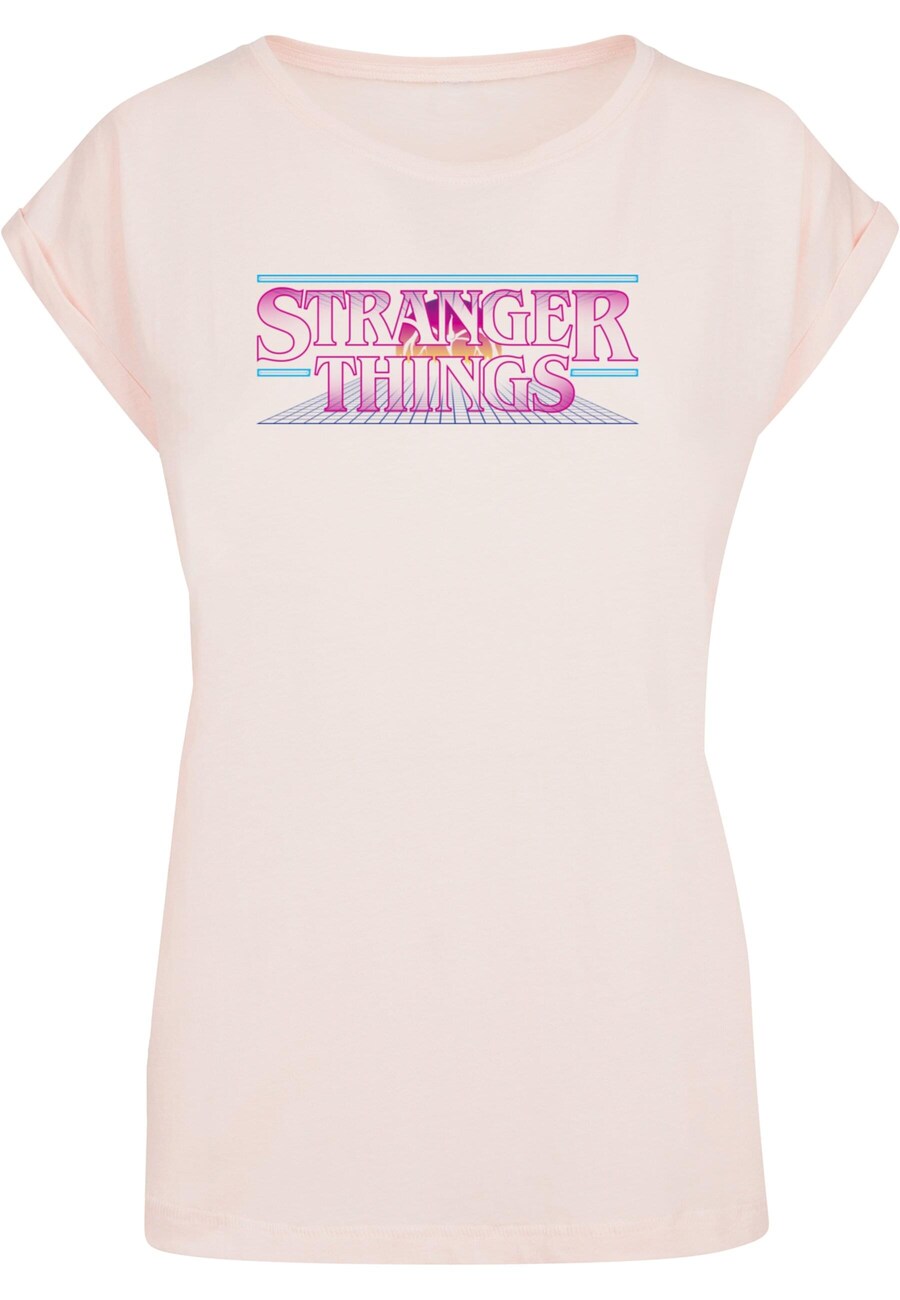 

Футболка ABSOLUTE CULT Shirt Stranger Things - Retro Title, светло-бежевый