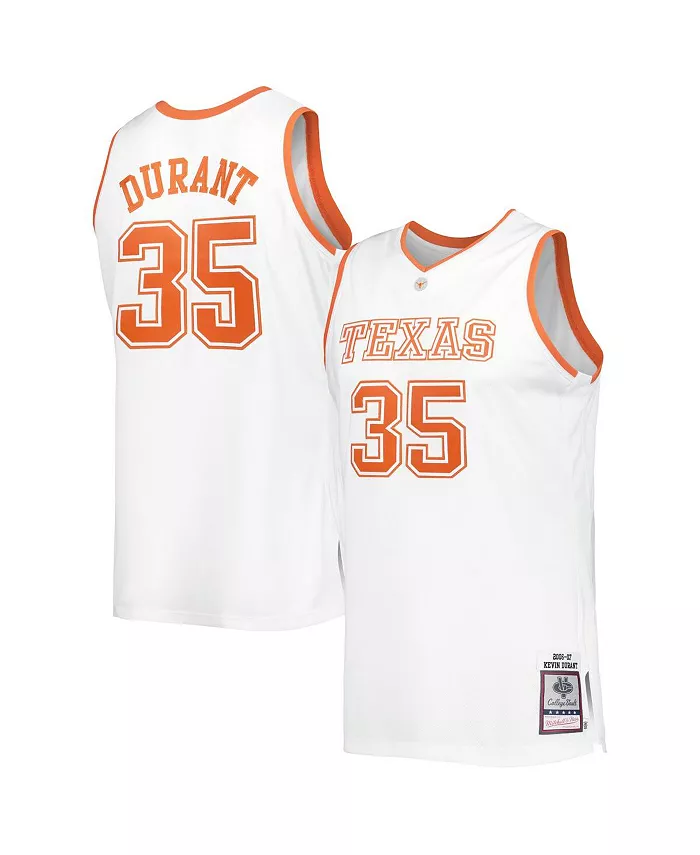 

Мужская аутентичная футболка Kevin Durant Texas Longhorns 2006 года Mitchell & Ness, оранжевый