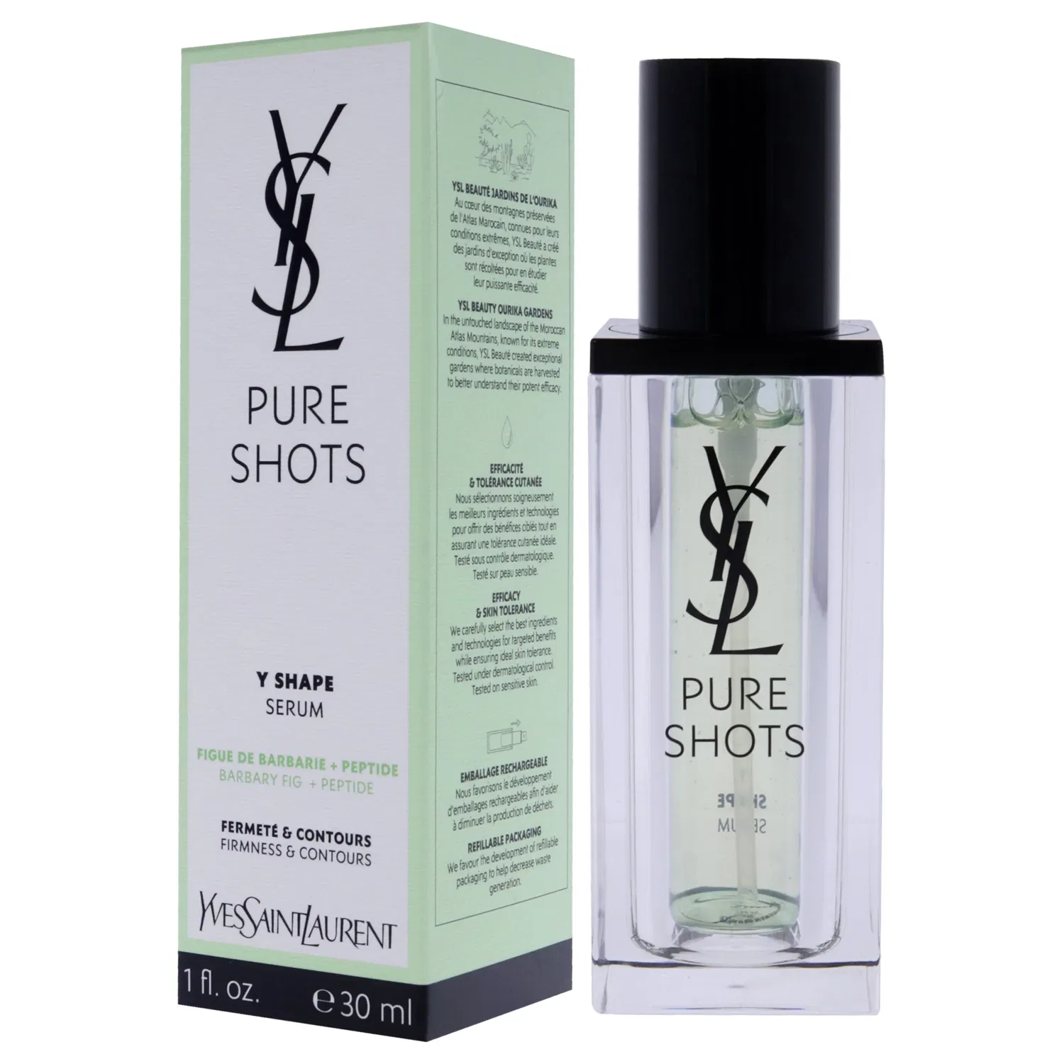 Сыворотка Yves Saint Laurent — Укрепляющая Pure Shot Y Shape от для мужчин и женщин - , Clear, 28 г — фото 4