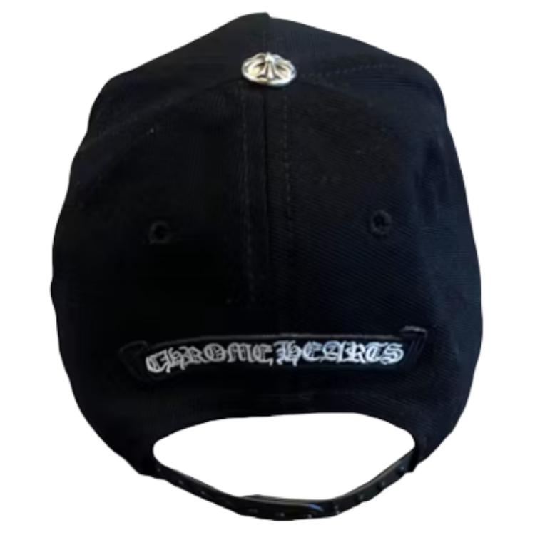 Chrome Hearts Хлопковая бейсболка мужская черная, Black — фото 2