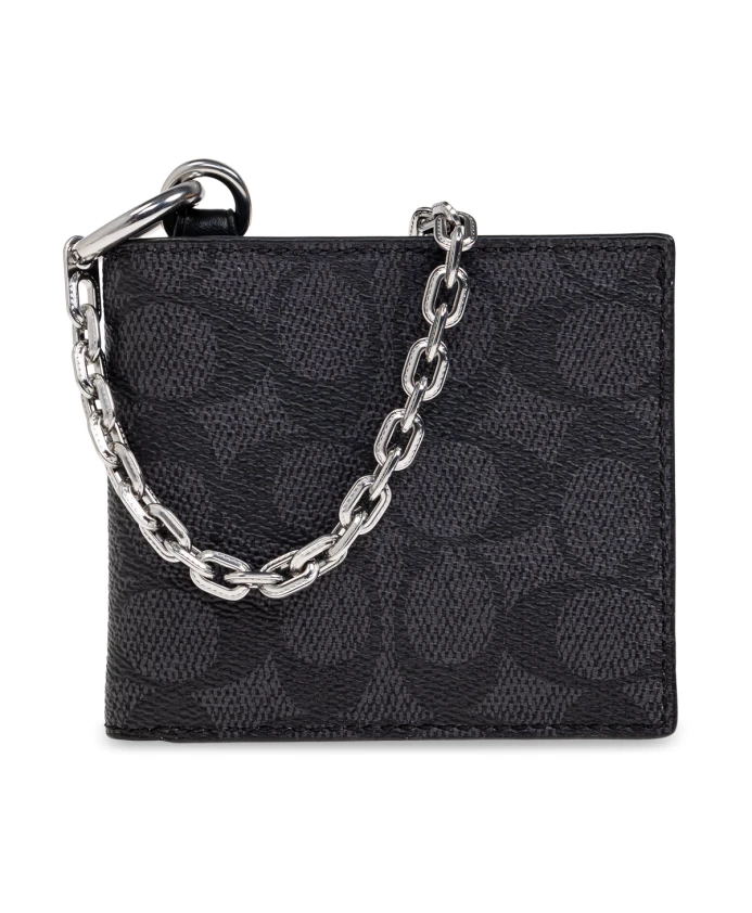 

Кошелек с цепочкой Coach, черный