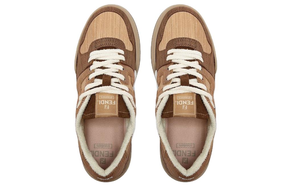 Кроссовки Low Top FENDI, коричневые — фото 2