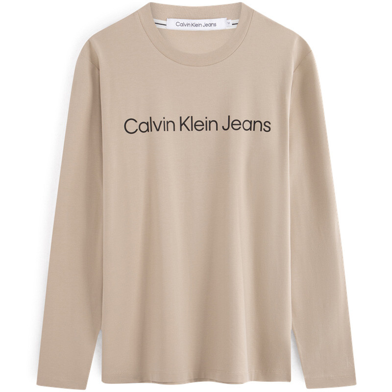 

Футболка мужская молочный кофе Calvin Klein, цвет Milk Coffee