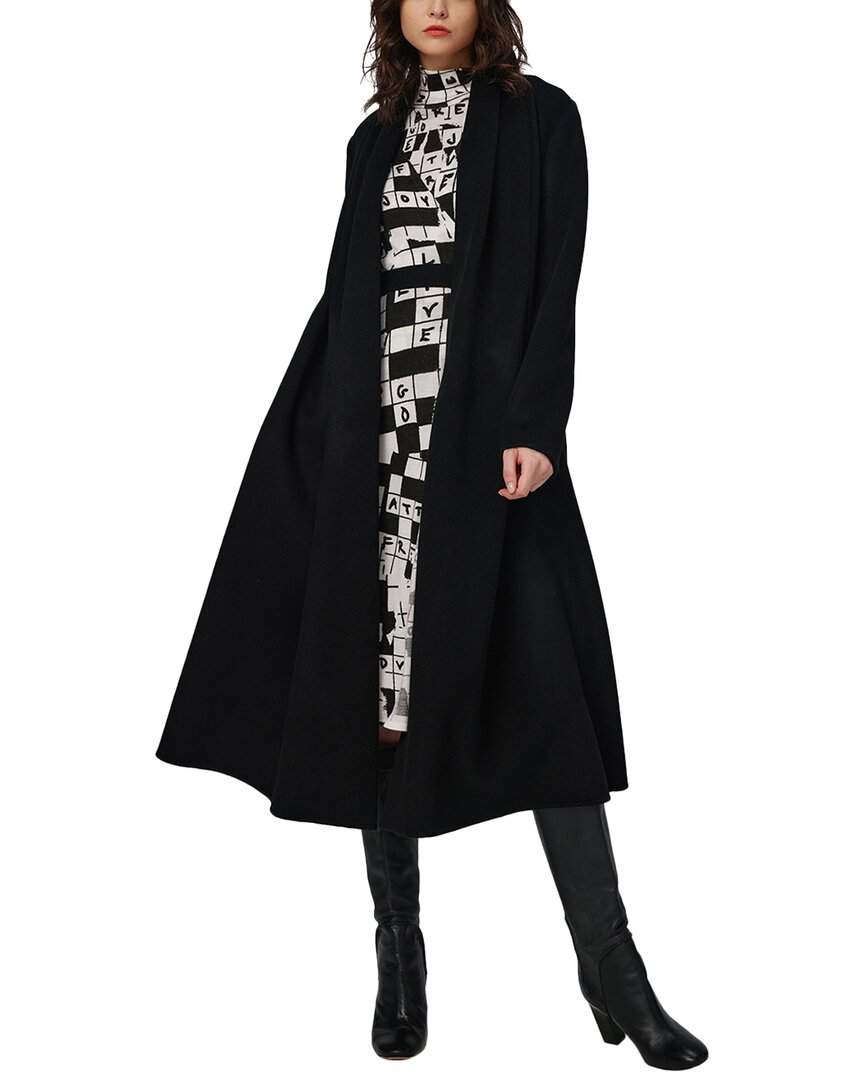 

Пальто из шерстяной смеси Diane von Furstenberg Bubba, черный