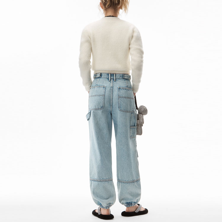 Футболка женская белая Alexander Wang FW21 Slim Fit — фото 4