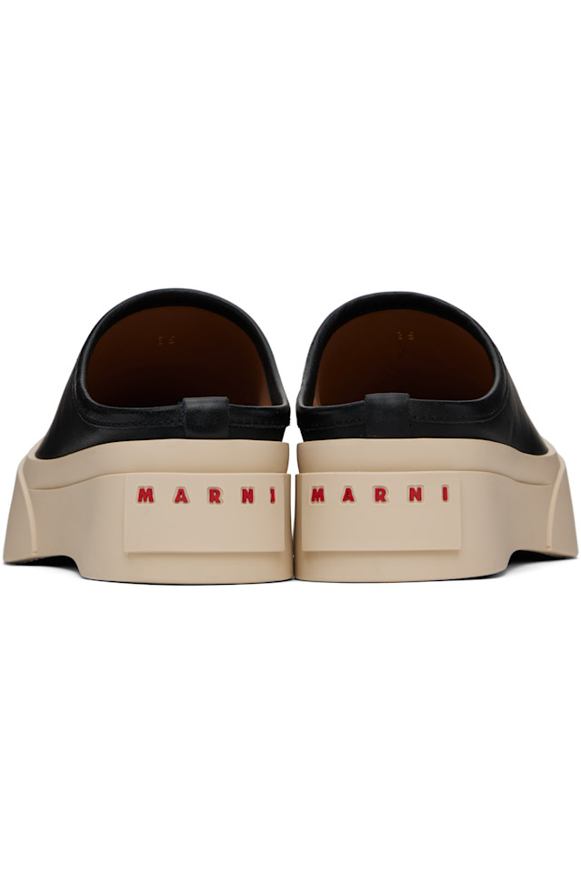 Лоферы Pablo sabot на подкладке Marni, черный — фото 2