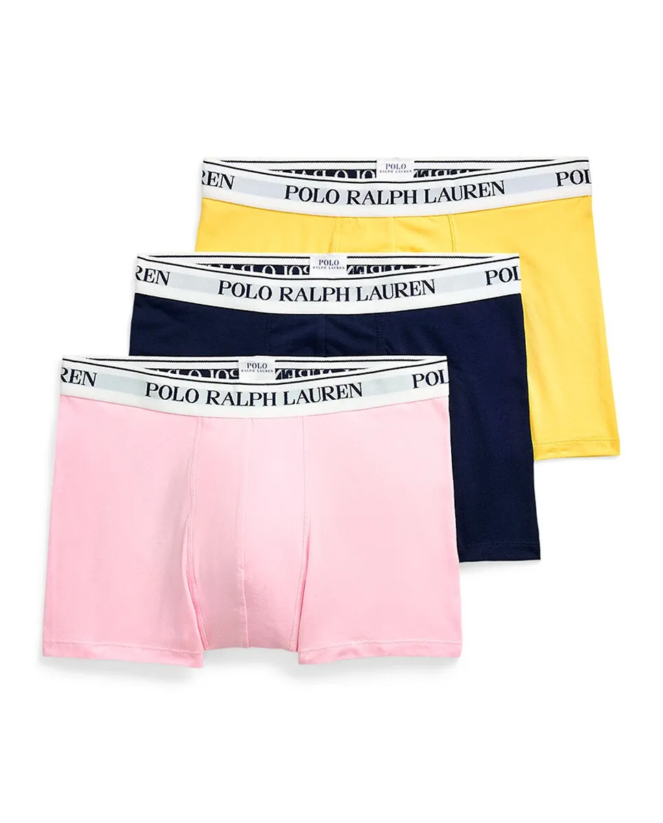

Упаковка из трех мужских хлопковых трусов-боксеров разных цветов Polo Ralph Lauren, мультиколор