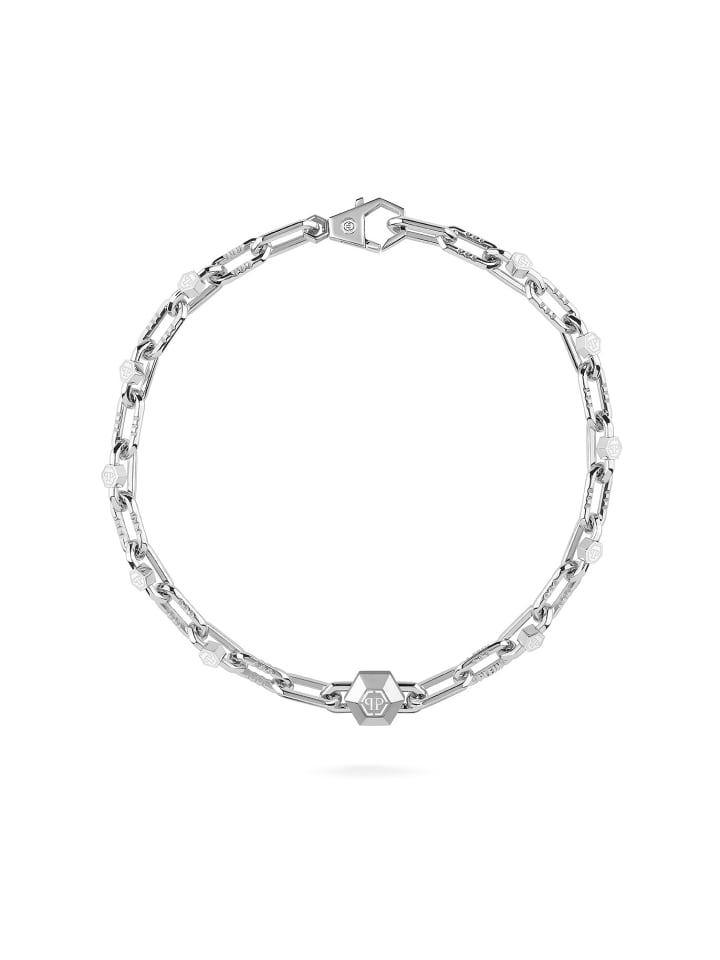 

Philipp Plein Серебряное ожерелье - (длина) 45 см