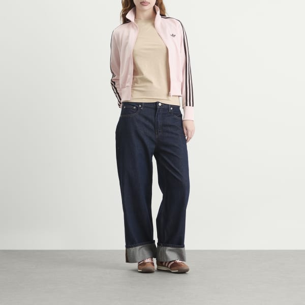 Классический трековый автомобиль Firebird Adidas, sandy розовый & aurora coffee — фото 4