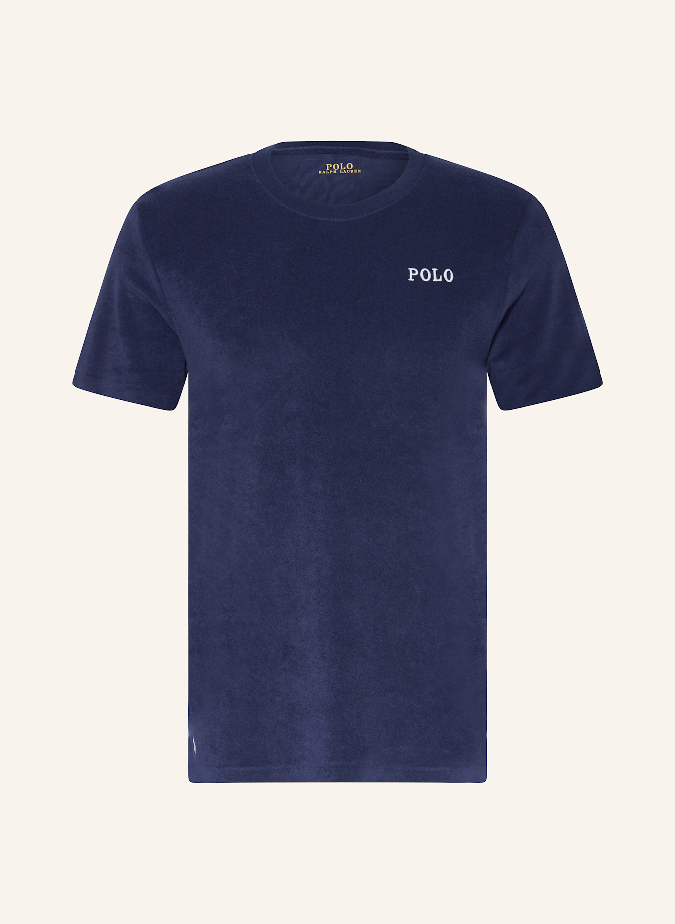 

Ночная рубашка из махровой ткани Polo Ralph Lauren, синий