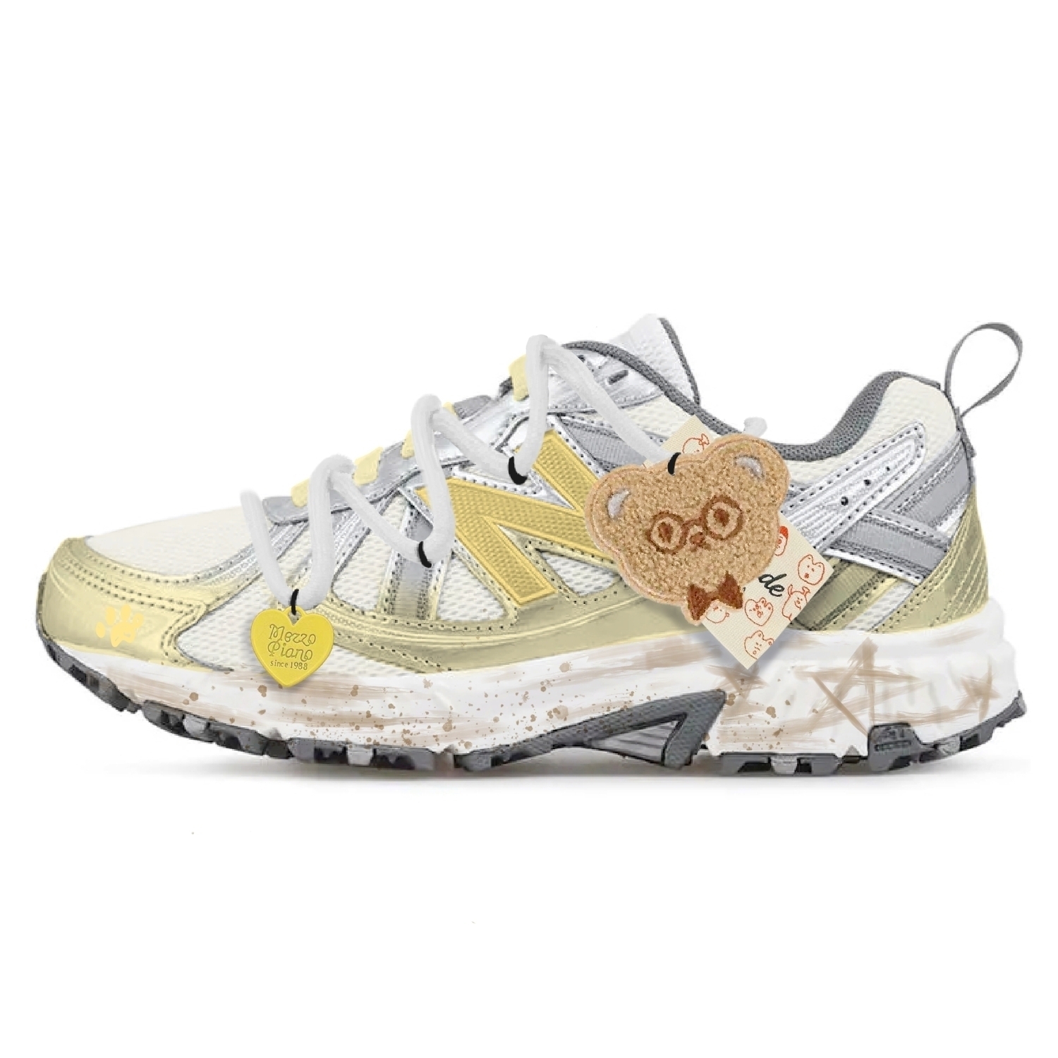 

Дышащие низкие повседневные кроссовки для бега NB 410 V5 Unisex New Balance, желтый