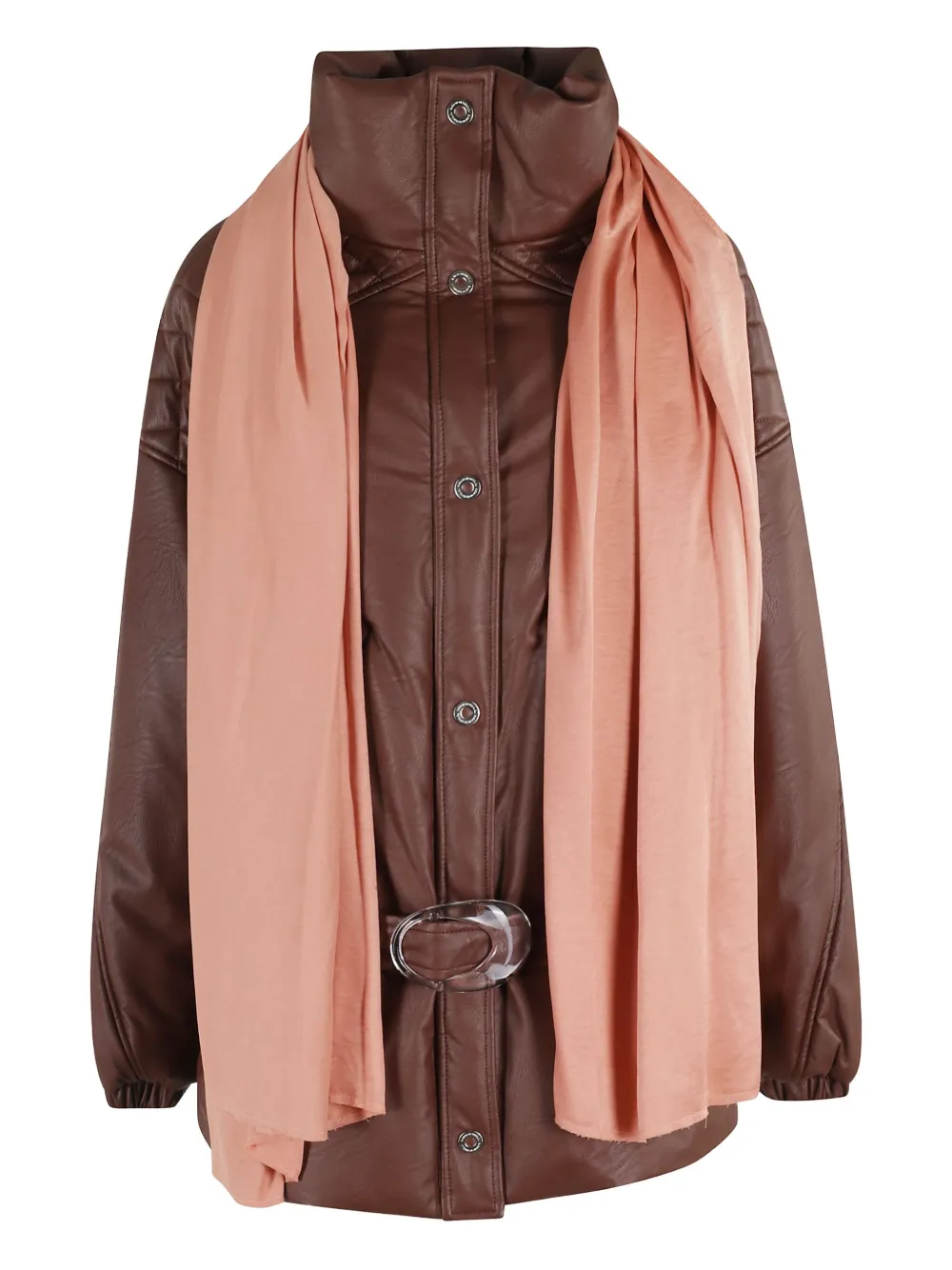 

Стеганая куртка с поясом MARBELL, коричневый