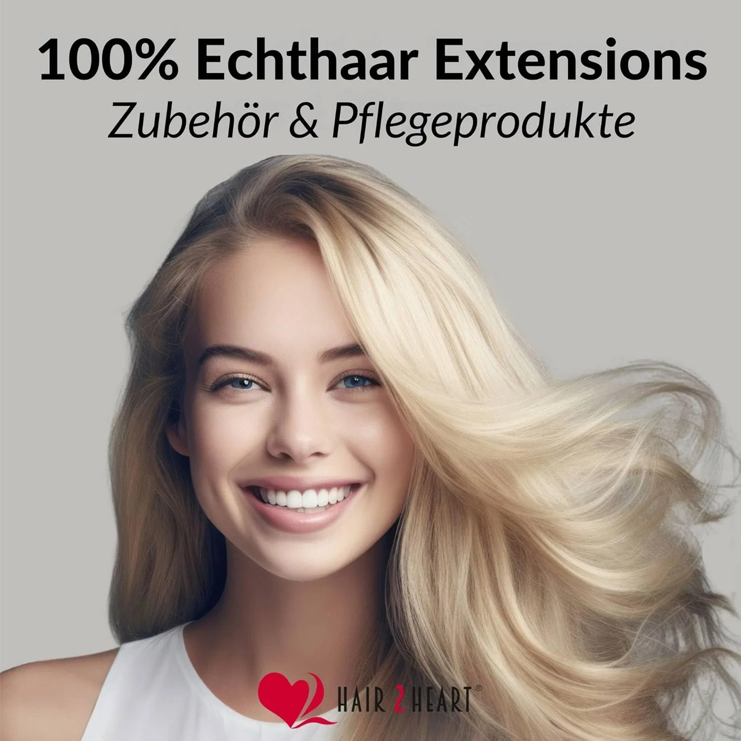 Натуральные волосы для наращивания hair2heart, 50 см, 100 г Hair2Heart — фото 2