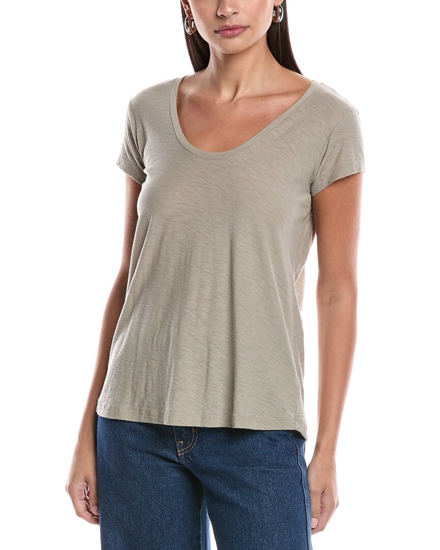 

Джемс Перс Однотонная футболка James Perse, коричневый