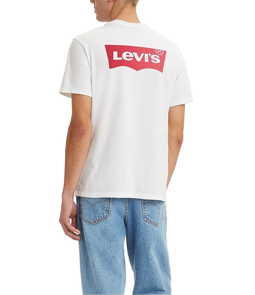 

Мужская футболка с круглым вырезом Levi's Core, белый
