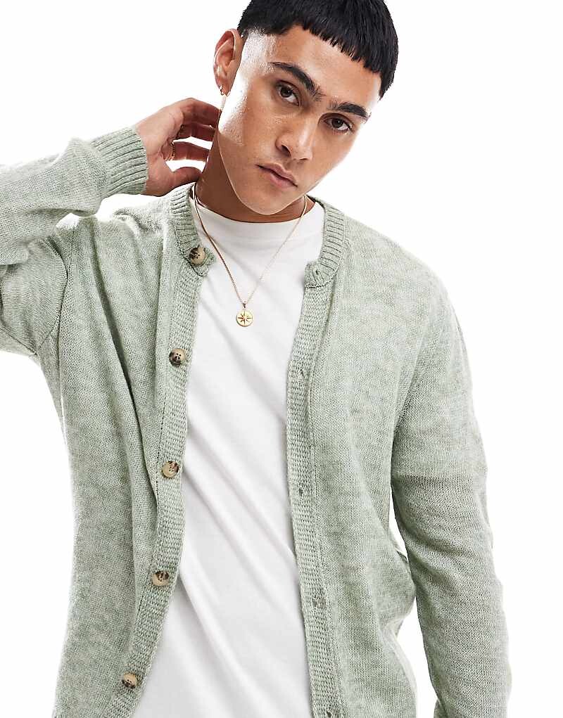 

Зеленый кардиган ASOS DESIGN
