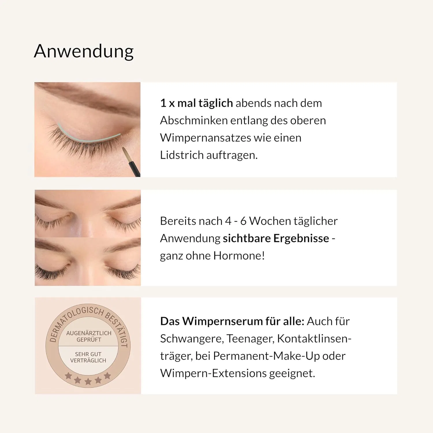 Сыворотка для роста ресниц и бровей «Neverending Lashes» от Cosphera Cosphera — фото 3