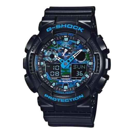 

Часы CASIO G-Shock Analog-Digital 'Black Blue', черный