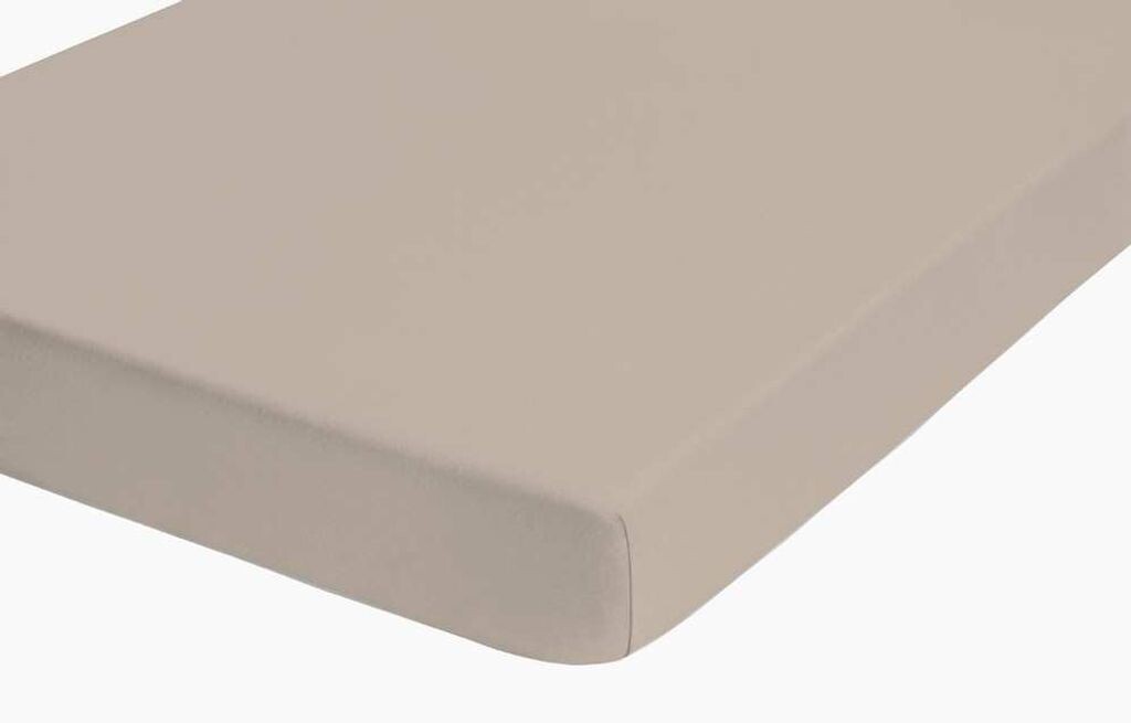 

Простыня Biberna из джерси с эластаном 120x200 см - 130x220 см серо-коричневый