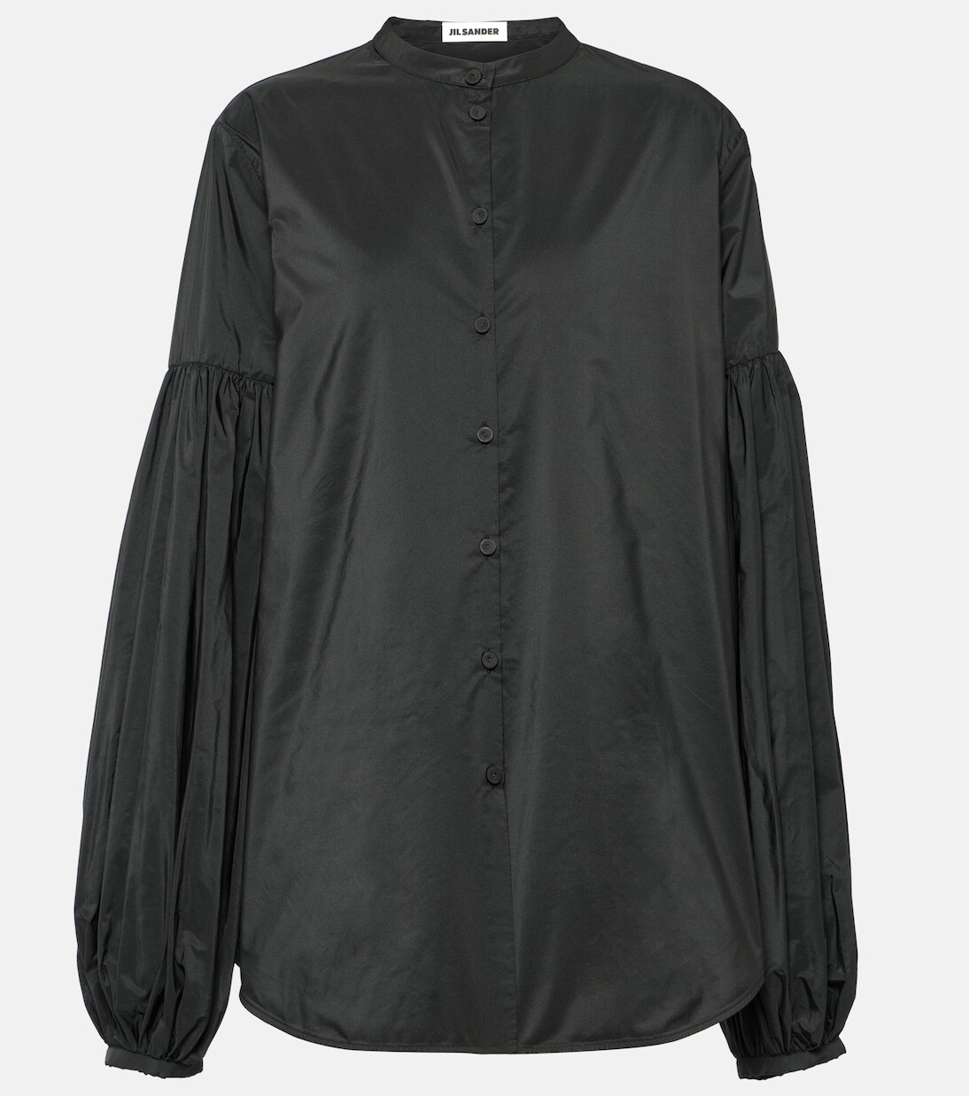 

Блузка с пышными рукавами Jil Sander, черный