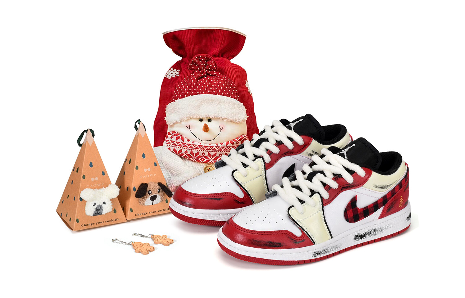 

Кроссовки Air JORDAN 1 Vintage Basketball Shoes Women's Low-Top Red White