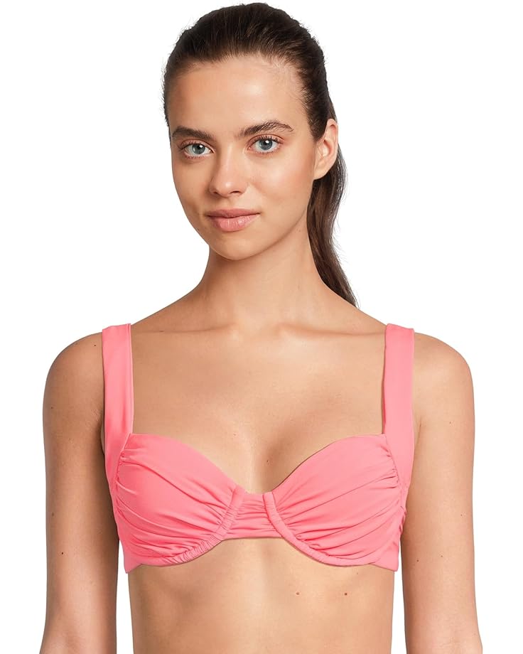 

Пляжный топ BECCA Color Code Francesca Multi Way Underwire Bra Top, цвет Coral Reef