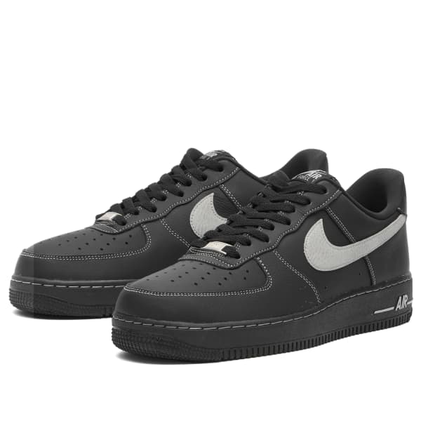 Кроссовки Air Force 1 '07 lv8 Nike, черный/серый/черный — фото 2