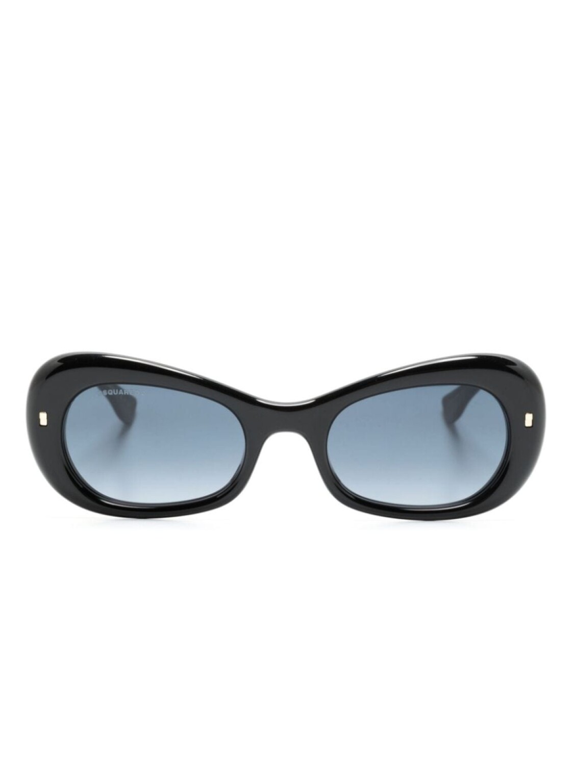 

Dsquared2 Eyewear солнцезащитные очки в овальной оправе с логотипом, черный