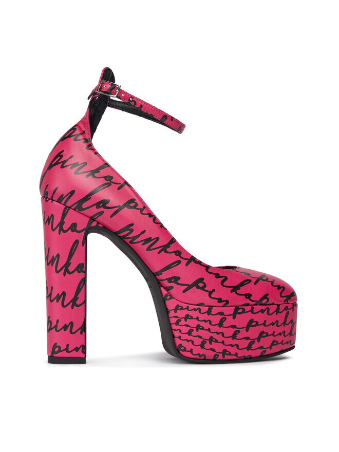 

Туфли на каблуке Pinko Puccini Mary Jane Platform Al 23-24 BLKS1 102011, розовый
