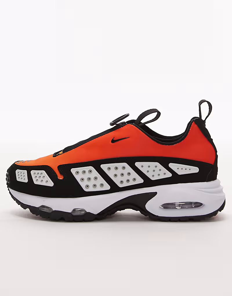 Кроссовки унисекс Nike Air Max SNDR оранжевого и черного цветов — фото 2